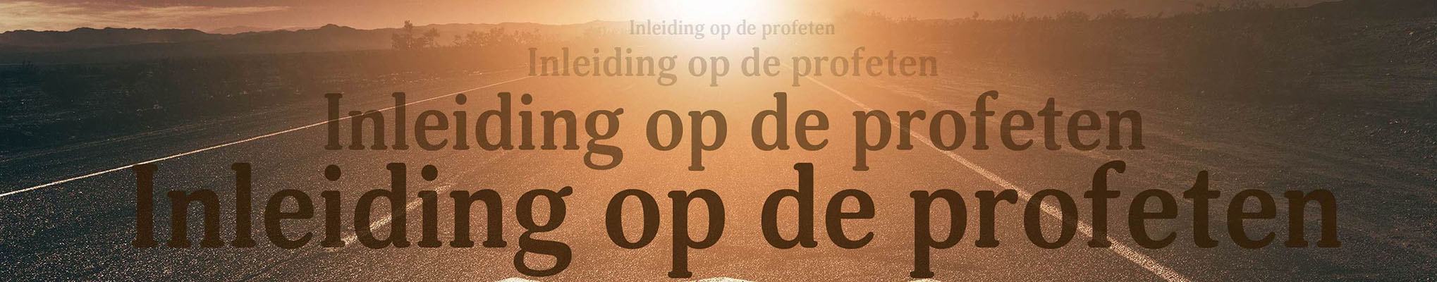 Cover: Inleiding op de profeten